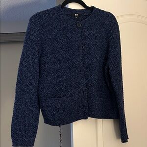 Uniqlo Blue Women's Cardigan Sweater
